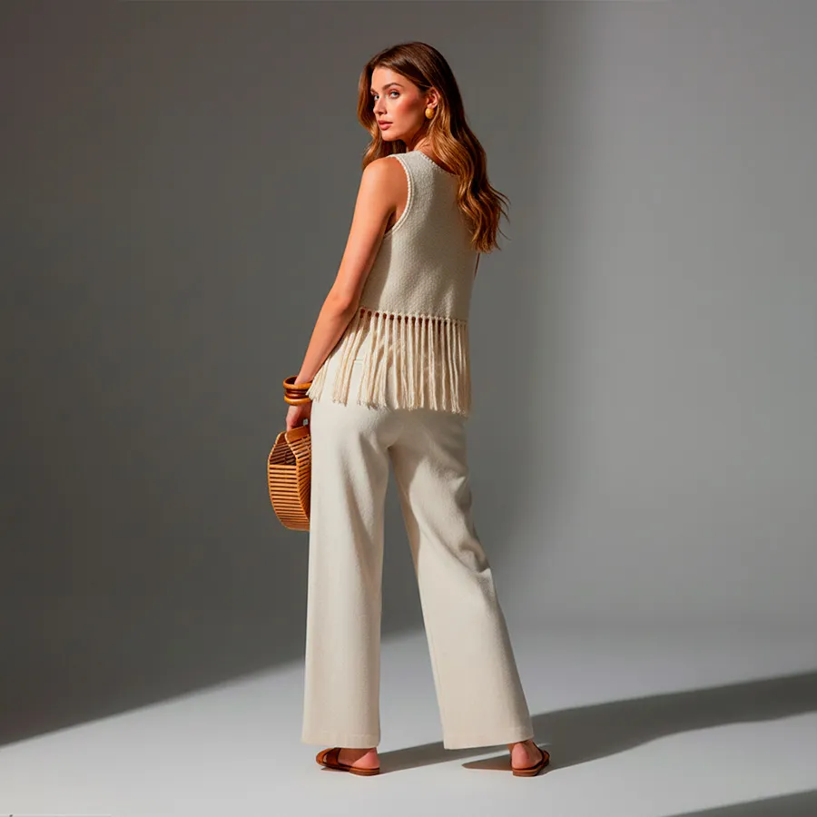 AD2523 PANTALON CON BRILLOS 5854